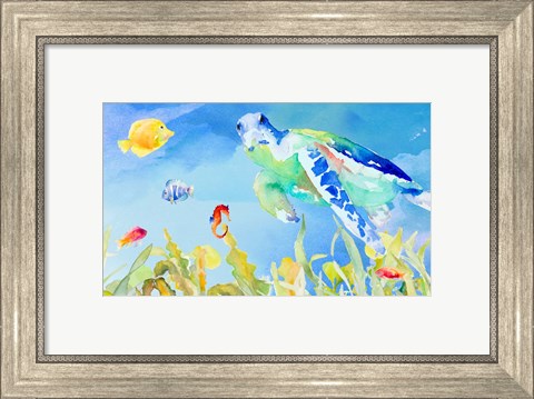 Framed Daily Swims Print