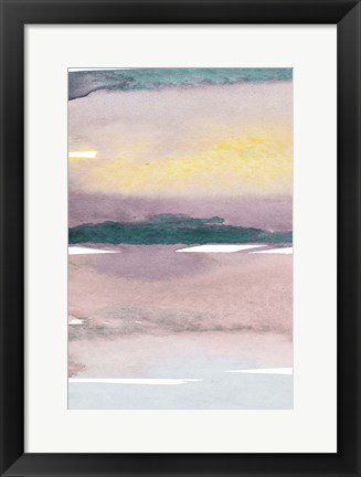 Framed Cotton Candy Sky I Print