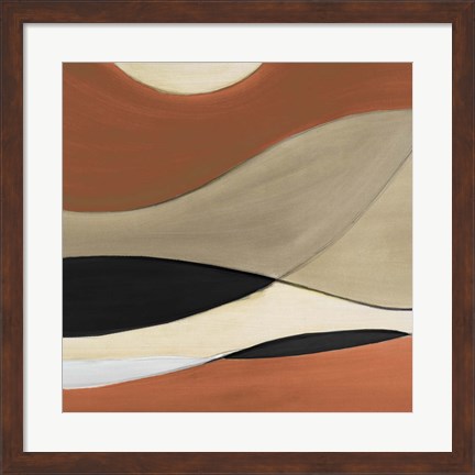 Framed Coalescence Neutral Square III Print