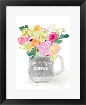 Framed Spring Morning Vase Print