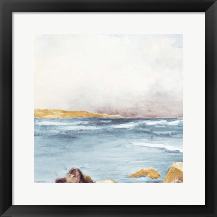 Framed Along The Golden Coast I Print