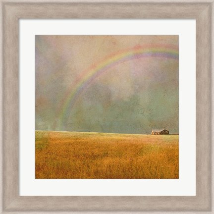 Framed After The Rain Rainbow Print