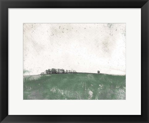 Framed Distant Trees Print