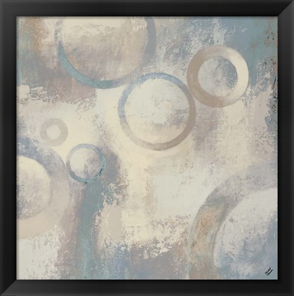 Framed Muted Cobalt II Print