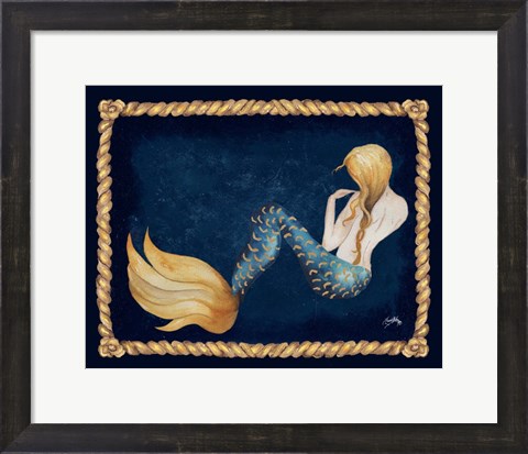 Framed Elegant Mermaid Print