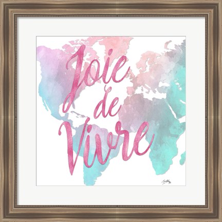 Framed Joie de Vivre Print