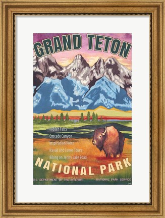 Framed Grand Teton National Park Print