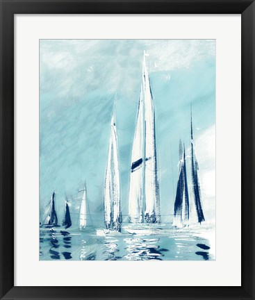 Framed Tall Fantasy Sails Print