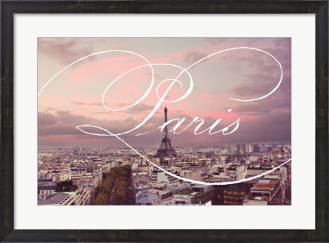Framed Paris Views Print