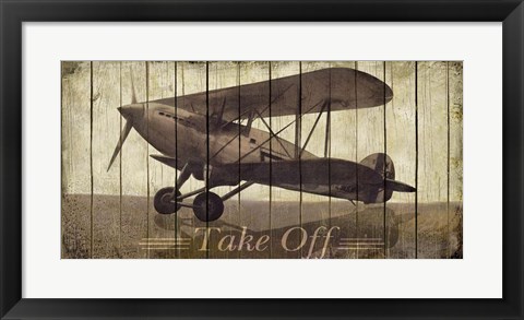 Framed Take Off Print