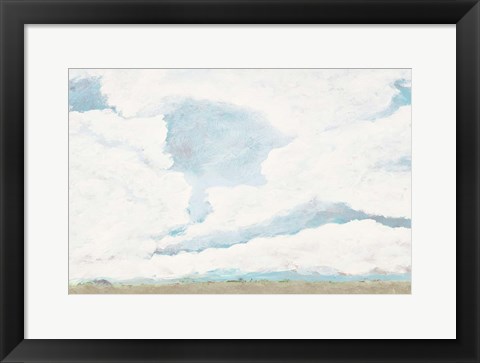 Framed Spring Clouds I Print