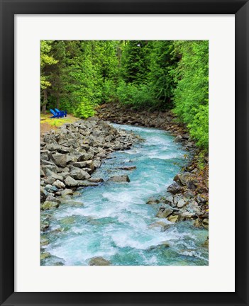 Framed Countryside River Print