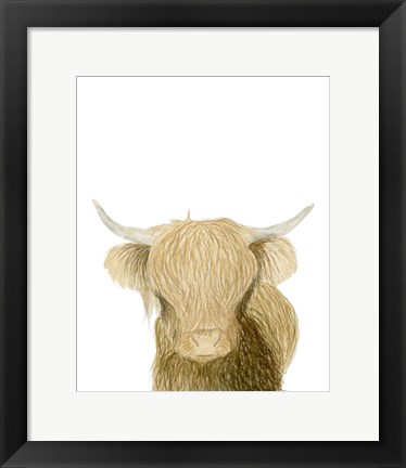 Framed Highland Cattle Print