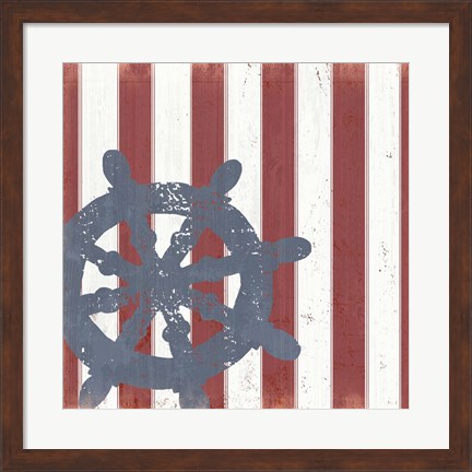 Framed American Coastal II Print