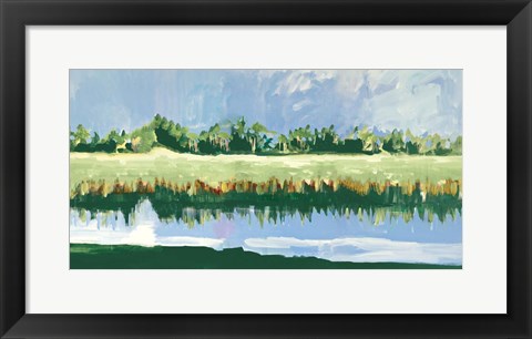 Framed Coastal Landscape View Print