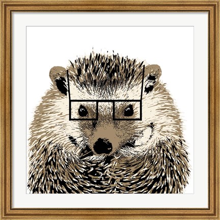 Framed Good Looking Hedgehog Print