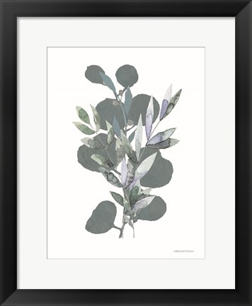 Framed Watercolor Greenery Series Print