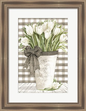 Framed Farmhouse Tulips Print