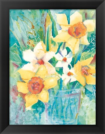 Framed Spring Bouquet Print