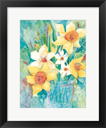 Framed Spring Bouquet Print