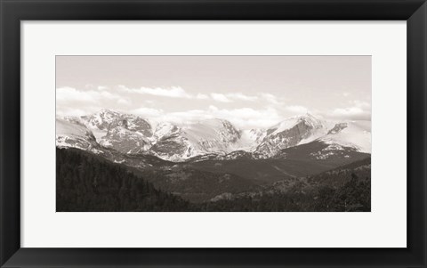 Framed Estes Park Peaks Print