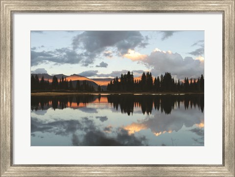 Framed Little Molas Lake Reflections Print