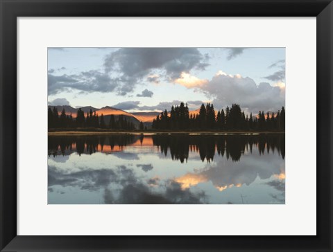 Framed Little Molas Lake Reflections Print