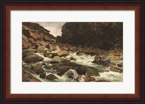 Framed Rocky Stream Print