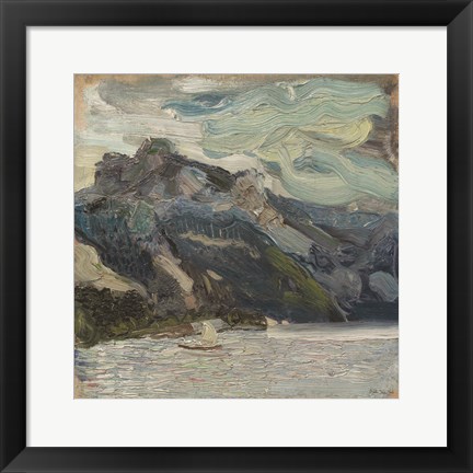 Framed Mountain Blues Print