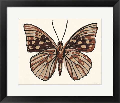 Framed Papillon 1 Print