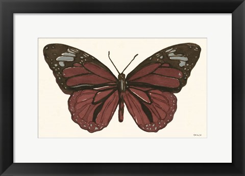 Framed Papillon 4 Print