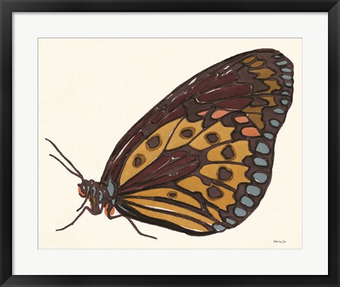 Framed Papillon 5 Print