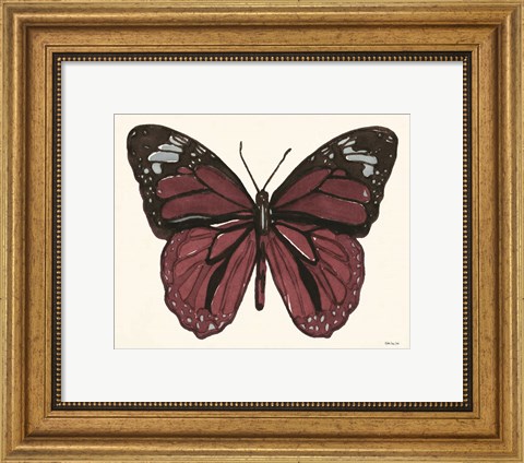 Framed Papillon 6 Print