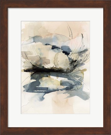 Framed Winter Shoal I Print