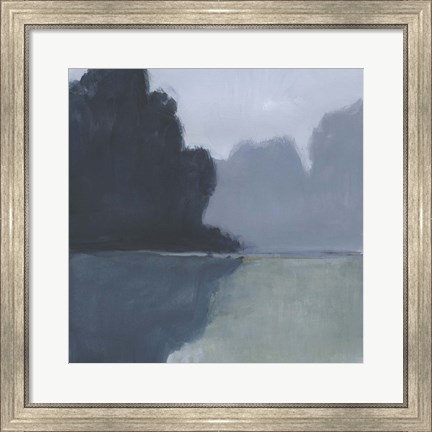 Framed Misty Pass I Print