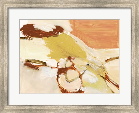Framed Saffron &amp; Sienna I Print