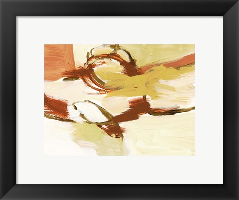 Framed Saffron &amp; Sienna II Print