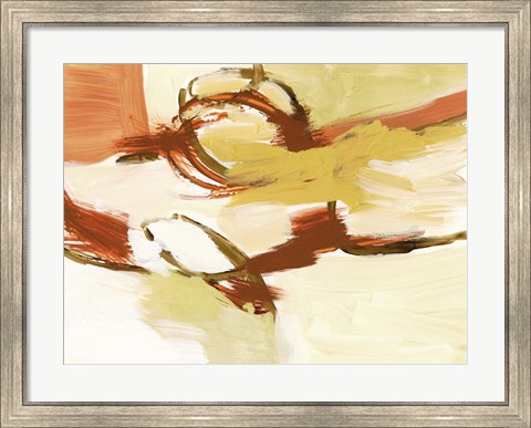 Framed Saffron &amp; Sienna II Print