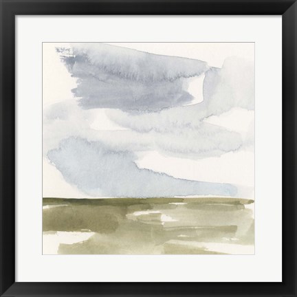 Framed Open Field Sketch II Print