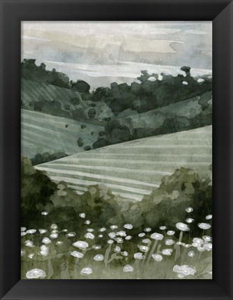 Framed Rolling Pasture II Print