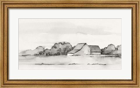 Framed Wyeth Barn II Print