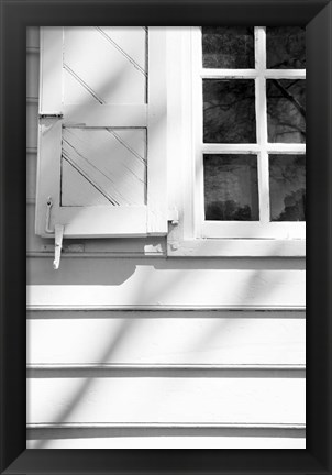 Framed Black &amp; White Windows &amp; Shadows I Print