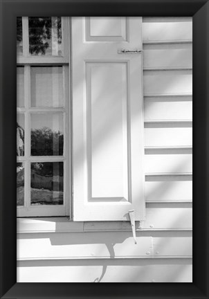 Framed Black &amp; White Windows &amp; Shadows II Print