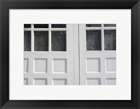 Framed Black &amp; White Windows &amp; Shadows III Print