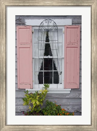 Framed Pastel Windows I Print