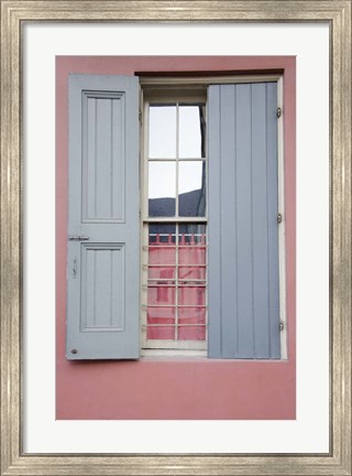 Framed Pastel Windows III Print