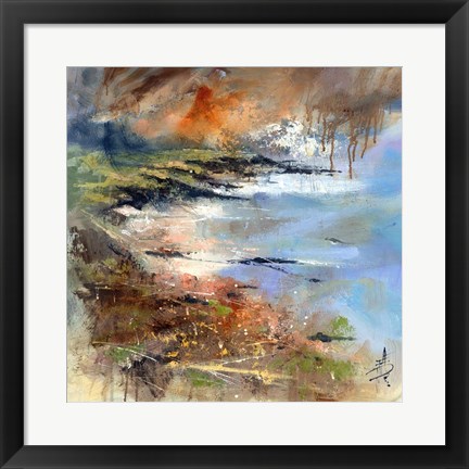 Framed Nevern Lights I Print