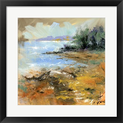 Framed Nevern Lights II Print