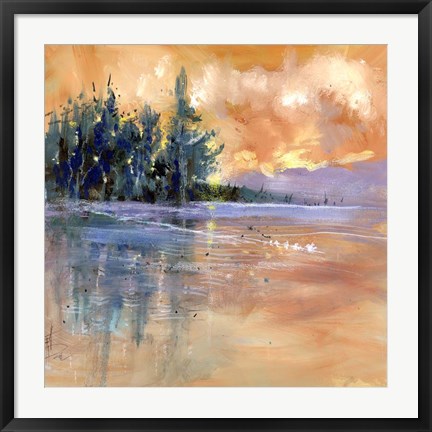 Framed Nevern Lights III Print