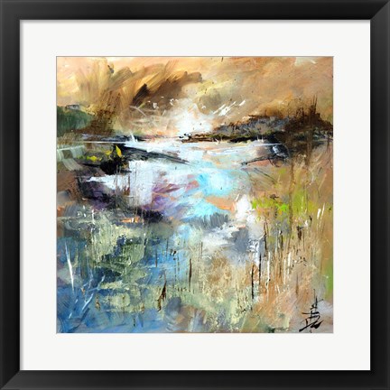 Framed Nevern Lights V Print